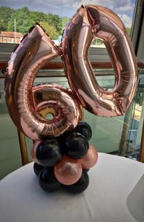 birthday number balloons