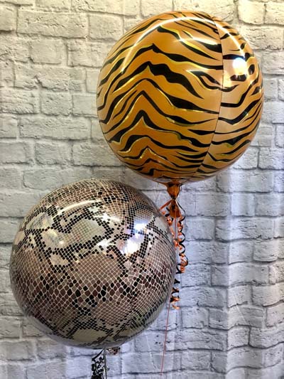 animal print balloons