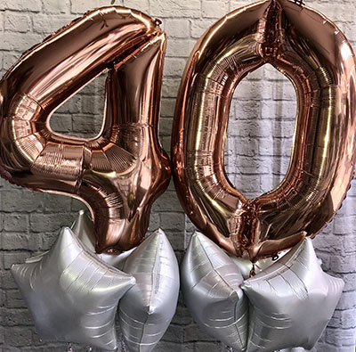 number balloon - 40