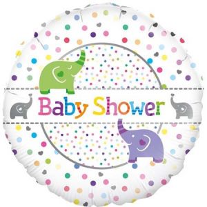 The Fun Factory - Elephants Baby Shower Balloon